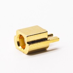 20pcs MCX Offset to Panel Female Connector Straight Gold Plating for PCB Mount