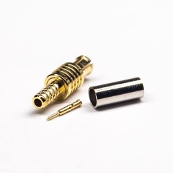 20pcs MCX Straight Connector Male Gold Plating Crimp Type for RG316 Cable