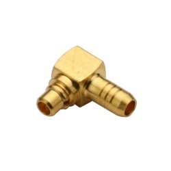 20pcs MMCX Connector for Coaxial Cable Angled Male Crimp Type for RG178B/U