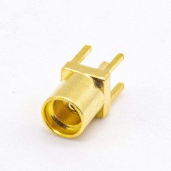 20pcs MMCX Connector Jack Straight Through Hole for PCB Mount