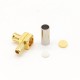 Crimp Type MCX Connector Male Right Angle for RG174/RG316/RG178 Cable Crimp Type MCX Connector Male Right Angle for RG174/RG316/RG178 Cable