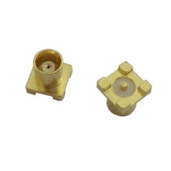 MCX Connector Female RF Coax Straight for Surface Mount