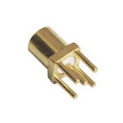 MCX Female Connector Straight Coaxial for PCB Mount