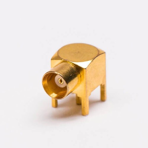 MCX Female to Coax Connector Through Hole for Pcb mount