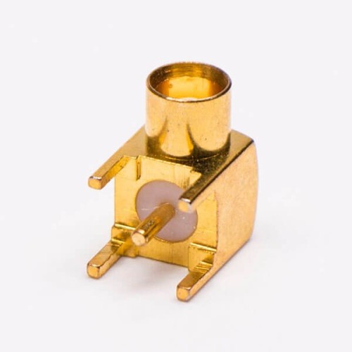 MCX Female to Coax Connector Through Hole for Pcb mount