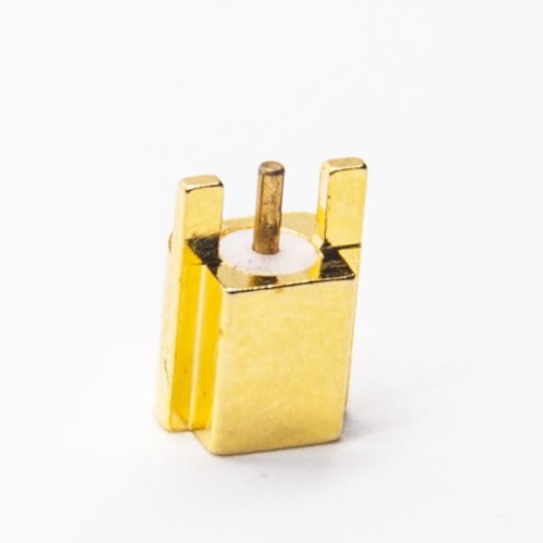 MCX Offset to Panel Female Connector Straight Gold Plating for PCB Mount MCX Offset to Panel Female Connector Straight Gold Plating for PCB Mount