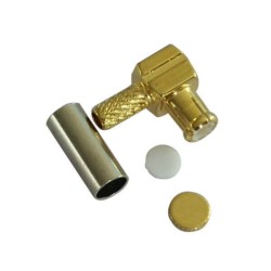 MCX Plug Connector Right Angled Crimp type for RG316