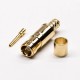 MCX Plug Straight Crimp Type Brass Gould Plated Connector MCX Plug Straight Crimp Type Brass Gould Plated Connector
