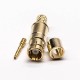 MCX Plug Straight Crimp Type Brass Gould Plated Connector MCX Plug Straight Crimp Type Brass Gould Plated Connector