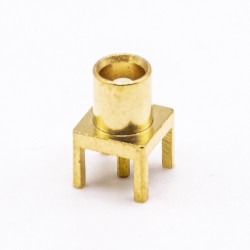 MCX Straight Connector Coax Female Through Hole for PCB