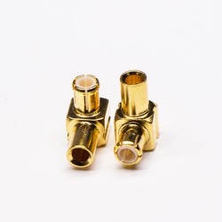 MCX Type Connector Right Angled Male Solder Type for Cable