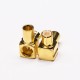 MCX Type Connector Right Angled Male Solder Type for Cable