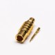 MMCX Coax Connector Male Straight Gold Plated Solder Type MMCX Coax Connector Male Straight Gold Plated Solder Type