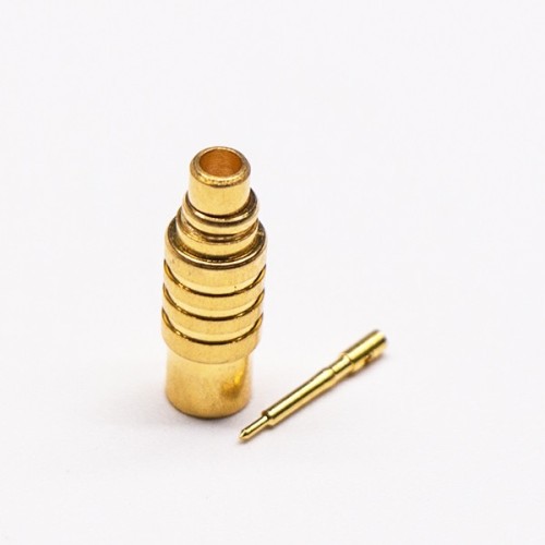 MMCX Coax Connector Male Straight Gold Plated Solder Type MMCX Coax Connector Male Straight Gold Plated Solder Type