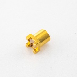 MMCX Connector Dimensions Female Straight Solder PCB Mount SMT Type