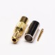 MMCX Connector Female Straight Gold Plated Crimp Type for Cable MMCX Connector Female Straight Gold Plated Crimp Type for Cable