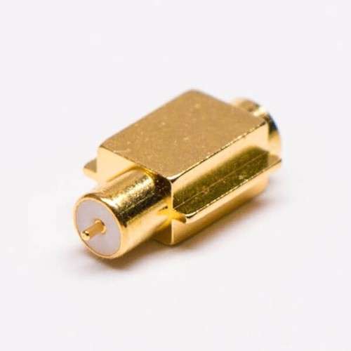MMCX Jack Right Angle Connector with switch Edge mount for PCB Mount