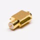 MMCX Jack Right Angle Connector with switch Edge mount for PCB Mount
