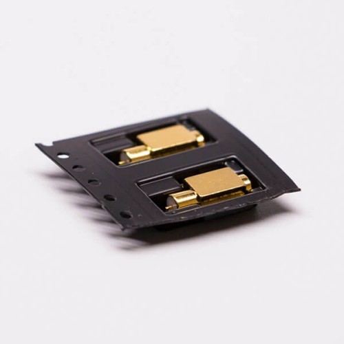MMCX Jack Right Angle Connector with switch Edge mount for PCB Mount