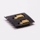 MMCX Jack Right Angle Connector with switch Edge mount for PCB Mount