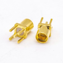 MMCX PCB Connector Female Straight Through Hole for Mount