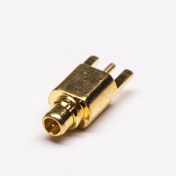 MMCX PCB Connector Straight Male Gold Plated Offset Type