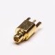 MMCX PCB Connector Straight Male Gold Plated Offset Type MMCX PCB Connector Straight Male Gold Plated Offset Type