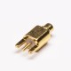 MMCX PCB Connector Straight Male Gold Plated Offset Type MMCX PCB Connector Straight Male Gold Plated Offset Type