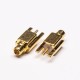 MMCX PCB Connector Straight Male Gold Plated Offset Type MMCX PCB Connector Straight Male Gold Plated Offset Type