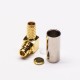 MMCX RF Connector Right Angled Male Crimp Type for Cable MMCX RF Connector Right Angled Male Crimp Type for Cable