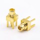MMCX Straight Connector Gold Plated Offset Type for PCB Mount