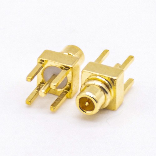 MMCX Straight Connector Gold Plated Offset Type for PCB Mount
