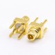MMCX Straight Connector Gold Plated Offset Type for PCB Mount