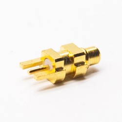 MMCX Surface Mount Connector Male 180 Degree for PCB Mount Gold Plating