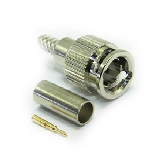 Mini BNC Connector Crimping RG58 RG59 Male Type