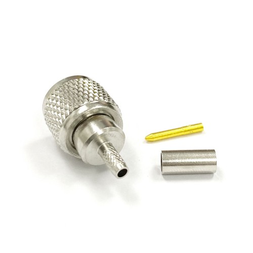 mini UHF Male RF Connector Crimp for Cable RG316 RG174