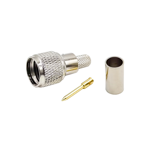 Mini UHF Plug Male Crimp Nickel Plated Coaxial Connector for Cable RG142 RG58 Mini UHF Plug Male Crimp Nickel Plated Coaxial Connector for Cable RG142 RG58