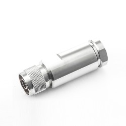 1 2 N Type Connector Straight Male Clamp for Cable