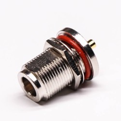 20pcs Coaxial Bulkhead Connector Straight Jack Connector Solder Type Waterproof
