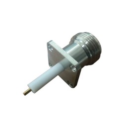 20pcs N Connector Jack Straight 4Holes Flange for Panel(Epoxy Captivated)