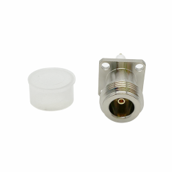 20pcs N Connector Jack Straight 4Holes Flange for Panel(Epoxy Captivated)