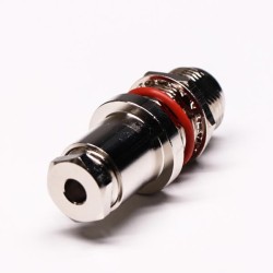 20pcs N Type Bulkhead Connector Female 180 Degree Clamp Type and Waterproof