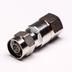 20pcs N Type Coax Connector Straight Plug Clamp Type Waterproof