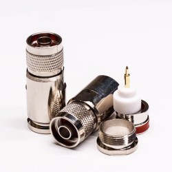 20pcs N Type Coaxial Connector Straight Male Clamp Type for Cable