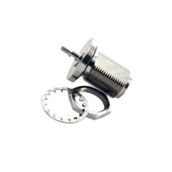 20pcs N Type Connector Female Connector Bulkhead Straight Jack Crimp type for RG174_316
