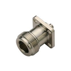 20pcs N Type Connector Panel Mount 4Hole Flange for UT085