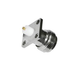 20pcs N-Type Connector With Flange 4Hole Straight Female for Panel Mount