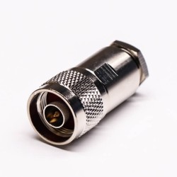 20pcs N Type Female Bulkhead Connector Straight Bulkhead Crimp Type Waterproof