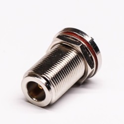 20pcs N Type Female Connector Bulkhead Straight Bulkhead Crimp Type Waterproof