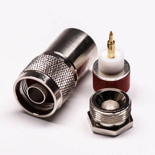 20pcs N Type Male Connector 180 Degree Clamp Type Coaxial Connector 20pcs N Type Male Connector 180 Degree Clamp Type Coaxial Connector